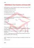 CESGA Module 3 Exam Questions and Answers 2025
