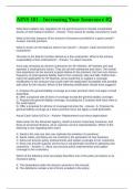 AINS 101 - Increasing Your Insurance IQ Exam Questions and Answers