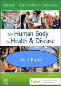 Test Bank for The Human Body in Health & Disease&comma; 8th Edition by Kevin T&period; Patton &ndash; Complete Study Guide & Verified Exam Prep