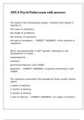 APEA Psych Patho exam with answers&period;