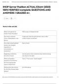 IHOP Server Position ACTUAL EXAM &lpar;2025&rpar; 100&percnt;VERIFIED &vert;complete QUESTIONS AND ANSWERS &vert; GRADED A&plus;&period;