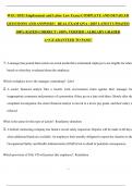 WGU D352 Employment and Labor Law Exam &vert;COMPLETE AND DETAILED QUESTIONS AND ANSWERS &vert;  REAL EXAM QNA &vert; 2025 LATEST UPDATED 100&percnt; RATED CORRECT &vert; 100&percnt; VERFIED &vert; ALREADY GRADED A&plus;&vert;GUARANTEED TO PASS&excl;&excl;