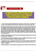 NR 509 - Final Exam Bate's Interactive Question Bank Questions and Verified Answers&comma; 100&percnt; Guaranteed Pass &vert;&vert;Complete A&plus; Guide