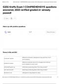 G202 Krefts Exam 1 COMPREHENSIVE questions answered&comma; 2025 verified graded A&plus; already passed&excl;