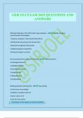 GEB 3213 EXAM 2025 QUESTIONS AND ANSWERS