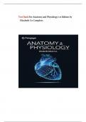 Test Bank For Anatomy and Physiology 1st Edition by Elizabeth Co Complete &period;