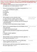 Idaho Pesticide Applicator Quiz &lpar;2025&rpar; comprehensive questions and verified answers &lpar;Detailed & Elaborated&rpar; ACTUAL EXAM 2025 TEST 100&percnt; Solved 2025&excl;&excl;