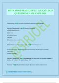 HDFS 1500 USU &lpar;MODULE 1&rpar; EXAM 2025 QUESTIONS AND ANSWERS