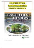 Solution Manual for Facilities Design 5th Edition by Sunderesh Heragu All Chapters &lpar;1-15&rpar;