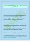 HHE 370 EXAM 3 2025 QUESTIONS AND ANSWERS