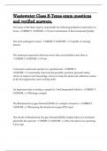 Wastewater Class B Texas Exam Questions & Verified Answers &ndash; TCEQ Operator