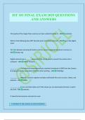 IST 101 FINAL EXAM 2025 QUESTIONS AND ANSWERS