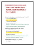 NR-439 NR 439 NR439 EVIDENCE-BASED  PRACTICE QUESTIONS AND CORRECT  ANSWERS &lpar;VERIFIED ANSWERS&rpar; PLUS  RATIONALES 2025