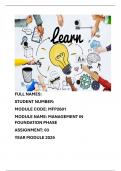 MFP2601 ASSIGNMENT 02 YEAR MODULE 2025 &lpar;205741&rpar;