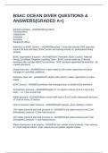 BSAC OCEAN DIVER QUESTIONS & ANSWERS&lpar;GRADED A&plus;&rpar;