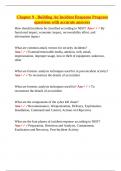 Chapter 9 &ndash; Building an Incident Response Program&colon; Verified Q&A for Cybersecurity Preparedness