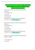 Bio 181 ASU exam 3 Latest Update 2025-2026 160 Questions and 100&percnt; Verified Correct Answers Guaranteed A&plus;