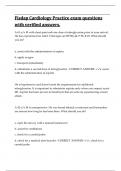 FISDAP Cardiology exam compilation