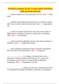  Incident Response &ndash; Exam 3 Study Guide with Accurate Answers &lpar;Disaster Recovery & Forensics&rpar;
