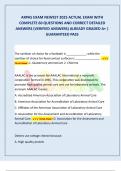 ARPAS EXAM NEWEST 2025 ACTUAL EXAM WITH  COMPLETE 60 QUESTIONS AND CORRECT DETAILED  ANSWERS &lpar;VERIFIED ANSWERS&rpar; ALREADY GRADED A&plus; &vert;  GUARANTEED PASS