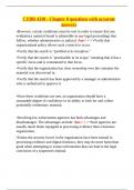 CYBR 4330 &ndash; Chapter 8 Incident Response&comma; Forensics&comma; and Legal Considerations&colon; Verified Questions and Detailed Explanations