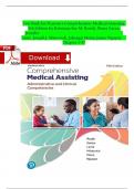 Test Bank For Pearson's Comprehensive Medical Assisting&comma; 5th Edition by Kristiana Sue M&period; Routh&comma; Diana Garza&comma; Jennifer Lam&eacute;&comma; Joseph J&period; Mistovich&comma; Jahangir Moini&comma; Jamie Nguyen Chapter 1-57 Complete ISBN 9780138062392 Newest Version Instant Pdf Downlo
