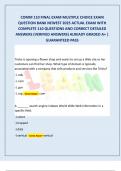 COMM 110 FINAL EXAM MULTIPLE CHOICE EXAM  QUESTION BANK NEWEST 2025 ACTUAL EXAM WITH  COMPLETE 110 QUESTIONS AND CORRECT DETAILED  ANSWERS &lpar;VERIFIED ANSWERS&rpar; ALREADY GRADED A&plus; &vert;  GUARANTEED PASS