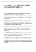 CA PERMIT TEST 2025 QUESTIONS & ANSWERS &lpar;GRADED A&plus;&rpar;