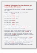 LETRS UNIT 3 Assessment Test Exam Questions And  Answers Verified 100&percnt; Correct  