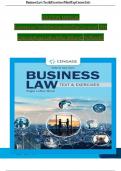 Solution Manual For Business Law&colon; Text & Exercises&comma; 10th Edition by Roger LeRoy Miller&comma; William E&period; Hollowell&comma; Verified Chapters 1 - 43&comma; Complete Newest Version