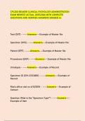 CPL250 BEAKER CLINICAL PATHOLOGY ADMINISTRATION  EXAM NEWEST ACTUAL 2025&sol;2026 WITH COMPLETE  QUESTIONS AND VERIFIED ANSWERS GRADED A&plus;