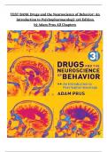 Drugs and the Neuroscience of Behavior &lpar;3rd Edition&rpar; &ndash; Adam Prus &ndash; Full Test Bank &vert; Latest Update &vert; Graded A&plus;