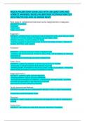 MEDCA PHLEBOTOMY EXAM 2025 WITH 300 QUESTIONS AND CORRECT ANSWERS&sol; MEDCA PHLEBOTOMY CERTIFICATION TEST 2025 PRACTICE QS AND AS &lpar;BRAND NEW