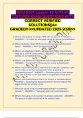 WGU D325 Lesson 12 ACTUAL TEST&vert;&vert;KEY EXAM QUESTIONS WITH CORRECT VERIFIED SOLUTIONS&vert;&vert;A&plus; GRADED&excl;&excl;&excl;<<UPDATED 2025-2026>>