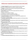 Glo-Bus Exam 1 &ndash; Questions and Answers &ndash; Latest Version for 2025&sol;2026