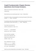 Cupid Fundamentals Chapter Review Questions And Actual Answers&period;