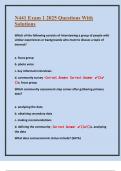 N441 Exam 1 2025 Questions With Solutions &vert;2025&sol;2026