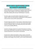 D644-WGU QUESTIONS WITH ACCURATE ANSWERS