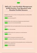 SAFe 6&period;0 - Lean Portfolio Management  &lpar;LPM&rpar; Practice Test Questions with  Detailed Verified Answers