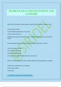 MA500 EXAM &num;1 2025 QUESTIONS AND ANSWERS