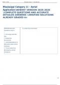 Exam &lpar;elaborations&rpar; - Aerial  Application 