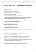BSAT 382 Exam 2 Questions & Answers