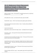 Ch&period; 5&colon; Reference Point Placement&comma; Multifocal Height&comma; & Blank Size Determination Exam Questions All Answered Correct&period;