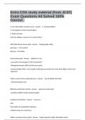 Extra COA study material &lpar;from JCAT&rpar; Exam Questions All Solved 100&percnt; Correct &period;