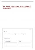 A2L EXAM QUESTIONS WITH CORRECT ANSWERS&excl;&excl;