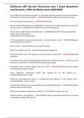 California UST Service Technician part 1 Exam Questions and Answers&comma; 100&percnt; Verified&vert; Latest 2025&sol;2026