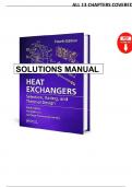 Problems & Solutions to Heat Exchangers&colon; Selection&comma; Rating&comma; and Thermal Design&comma; 4th Edition by &lpar;Sad&inodot;k Kaka&ccedil;&comma; 2020&rpar; &vert; Chapters 2 - 13 Covered