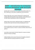 D684 - Introduction to Computer Science Questions with Accurate Answers