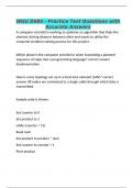 WGU D684 - Practice Test Questions with Accurate Answers