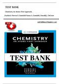 Test Bank For Chemistry An Atoms First Approach&comma; 3rd Edition By Steven S&period; Zumdahl&comma; Susan A&period; Zumdahl&comma; Donald J&period; DeCoste Chapter 1-21